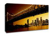 New York City View From Under Brooklyn Bridge Canvas Wall Art