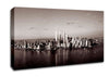 New York City Waters Brown Canvas Wall Art