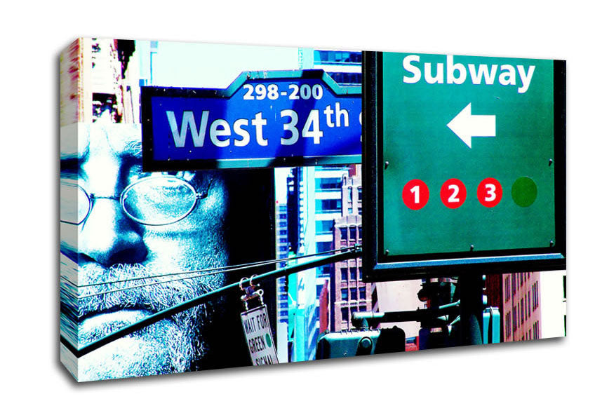 New York City West 34Th Street Canvas Wall Art