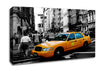 New York City Yellow Cab Crossing Canvas Wall Art
