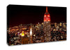 New York Empire State Red Top Canvas Wall Art