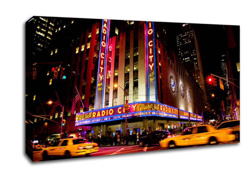 New York Radio City Canvas Wall Art