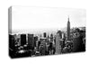 New York Empire State Skyline B n W Canvas Wall Art