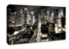 New York Streets At Night Canvas Wall Art