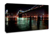 New York View From The Waters Edge Canvas Wall Art