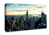 New York View Below The Sky Canvas Wall Art