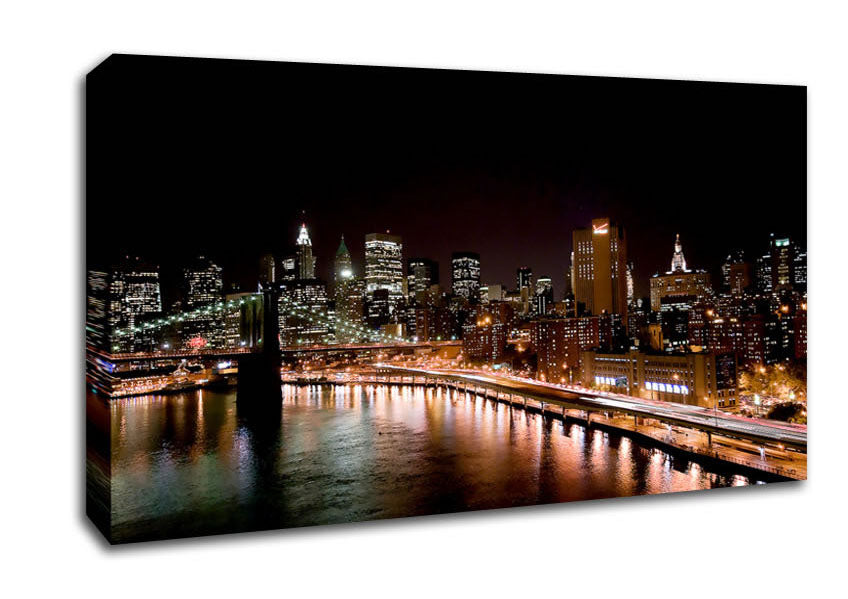New York Waters Canvas Wall Art