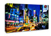 Nyc 5Th Avenue Taxi Blur Canvas Wall Art