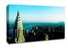 Nyc Empire State Blue Canvas Wall Art