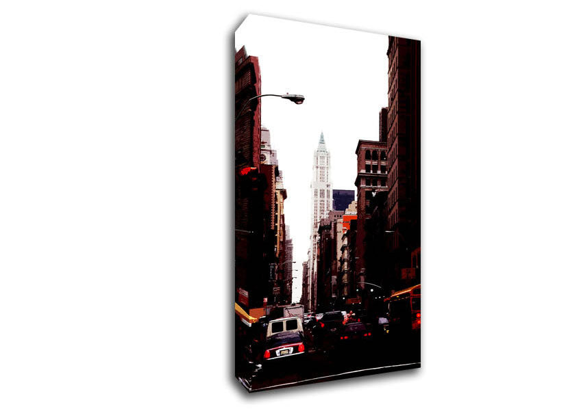 Nyc Empire State View Canvas Wall Art