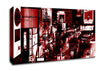 Nyc Times Square Red Glow Canvas Wall Art