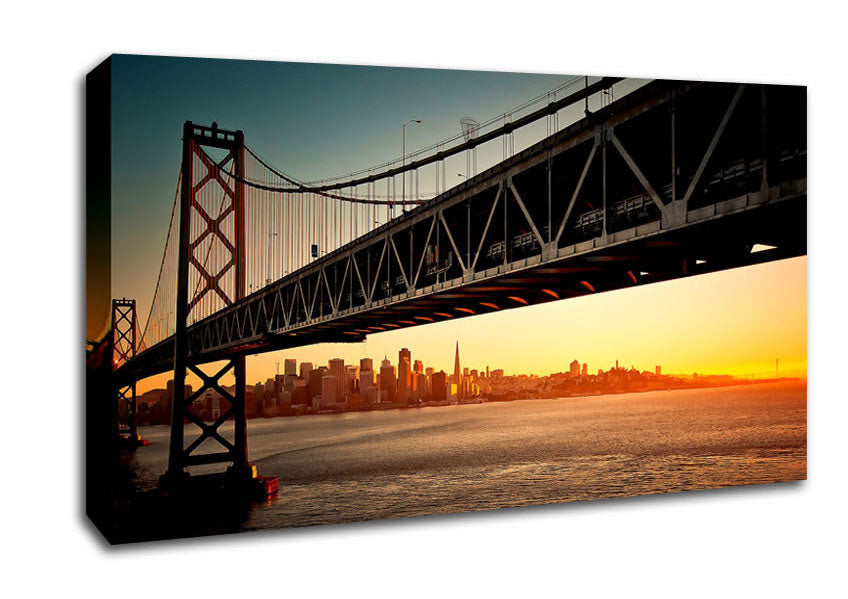 Oakland Bay Bridge San Francisco Canvas Wall Art