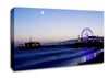 Ocean Pier Moonlight Canvas Wall Art