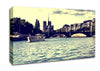 Paris On The Water Canvas Wall Art