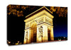 Paris Arc De Triomphe Night Glow Canvas Wall Art