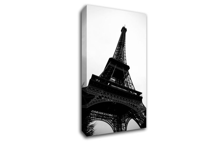 Paris Eiffel Tower B n W Canvas Wall Art