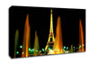 Paris Eiffel Tower Falls Canvas Wall Art