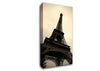 Paris Eiffel Tower Sepia Canvas Wall Art