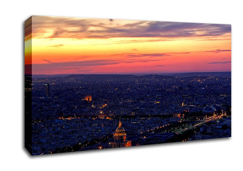 Paris France Canvas Wall Art