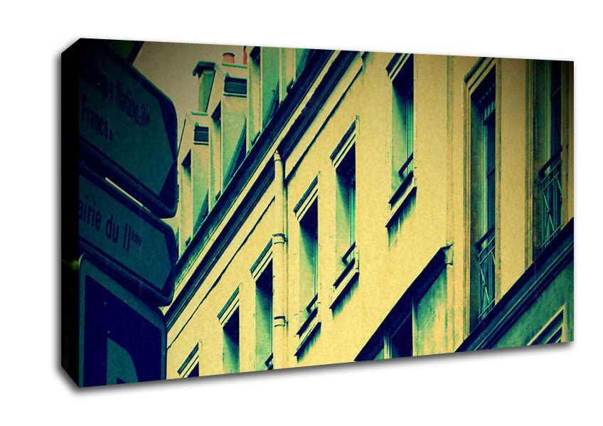 Paris Street Canvas Wall Art