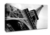 Paris Under The Eiffel Tower B n W Canvas Wall Art