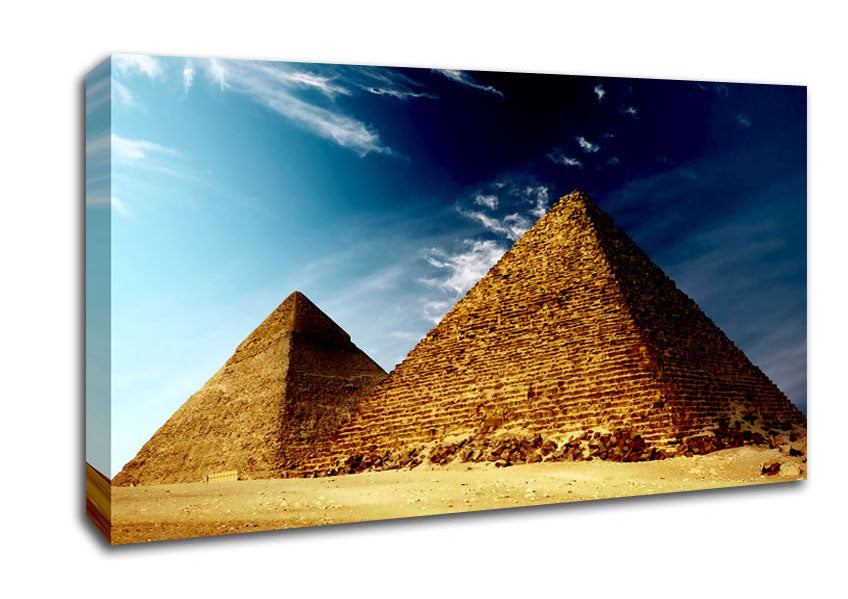 Pyramids Cairo Egypt Canvas Wall Art