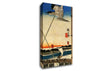 Hiroshige A Cuckoo Flying Past Masts Canvas Wall Art