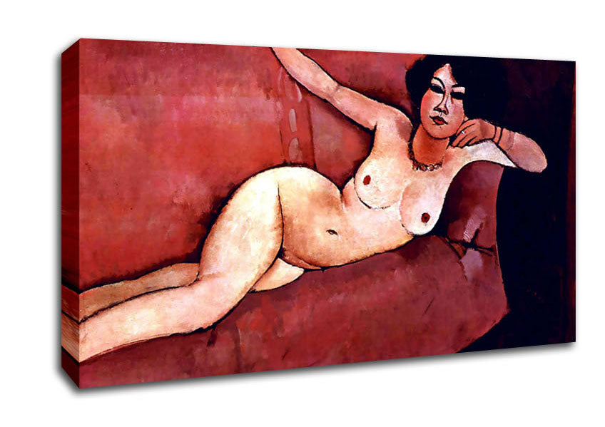 Modigliani Act On A Sofa Almaiisa Canvas Wall Art