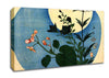 Hiroshige Autumn Flowers With Full Moon Canvas Wall Art