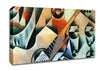 Juan Gris Banjo (Guitar) And Glasses Canvas Wall Art