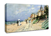 Monet Beach At Trouville Canvas Wall Art