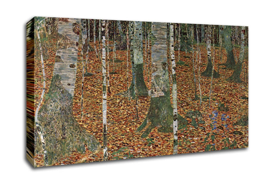 Klimt Birch Forest Canvas Wall Art