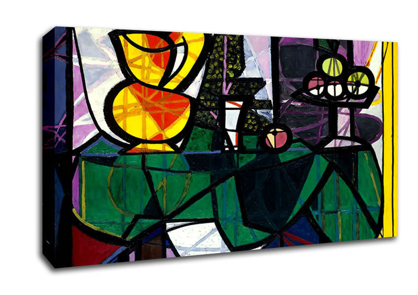 Picasso Boccale E Fruttiera Canvas Wall Art