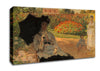 Monet Camille In The Garden With Jean And His Nanny Canvas Wall Art