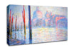 Monet Canal Grand Canvas Wall Art