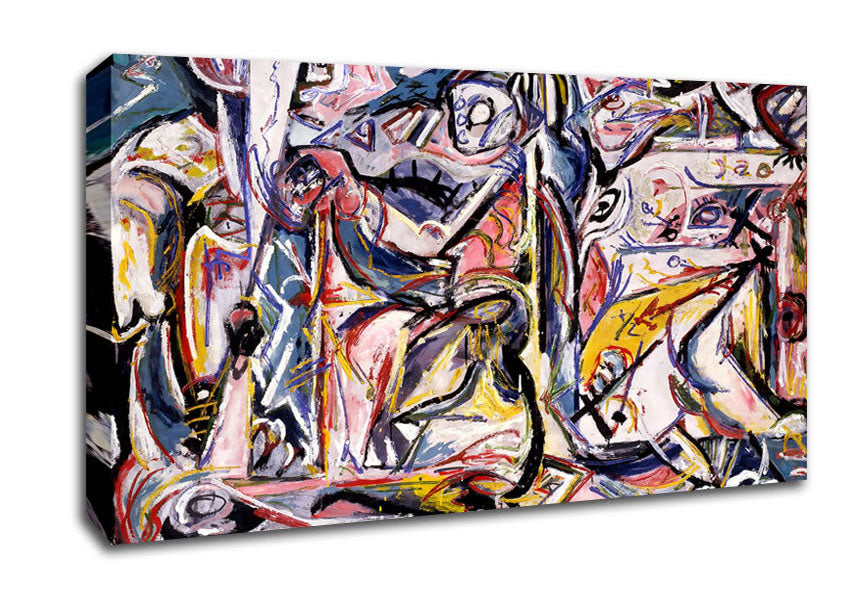 Jackson Pollack Circumcision Canvas Wall Art