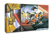 Juan Gris Clock And Bottle Jerez De La Frontera Canvas Wall Art