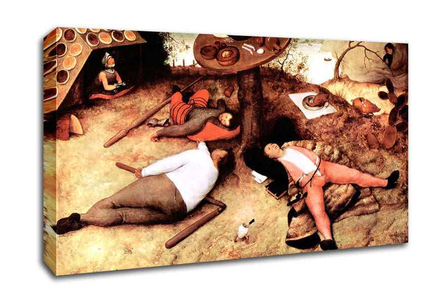 Pieter Bruegel Cockaigne 1 Canvas Wall Art