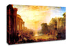 Joseph Mallord Turner Decline Of Carthagen Canvas Wall Art