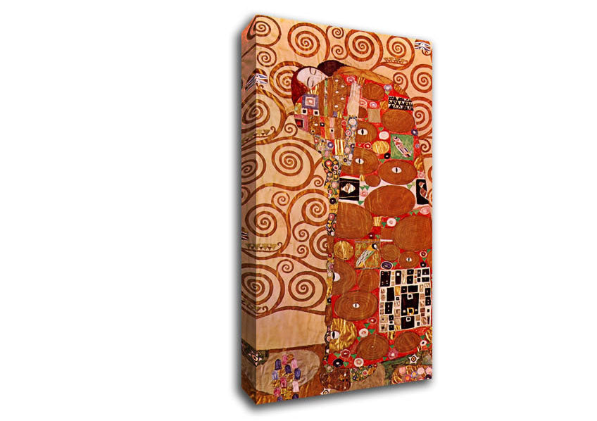 Klimt Embrace Canvas Wall Art