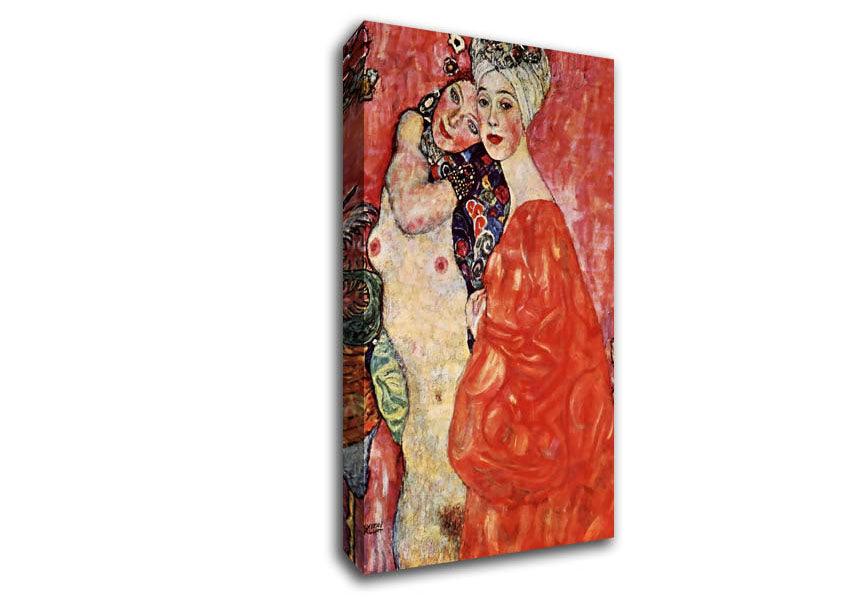 Klimt Female Act Canvas Wall Art
