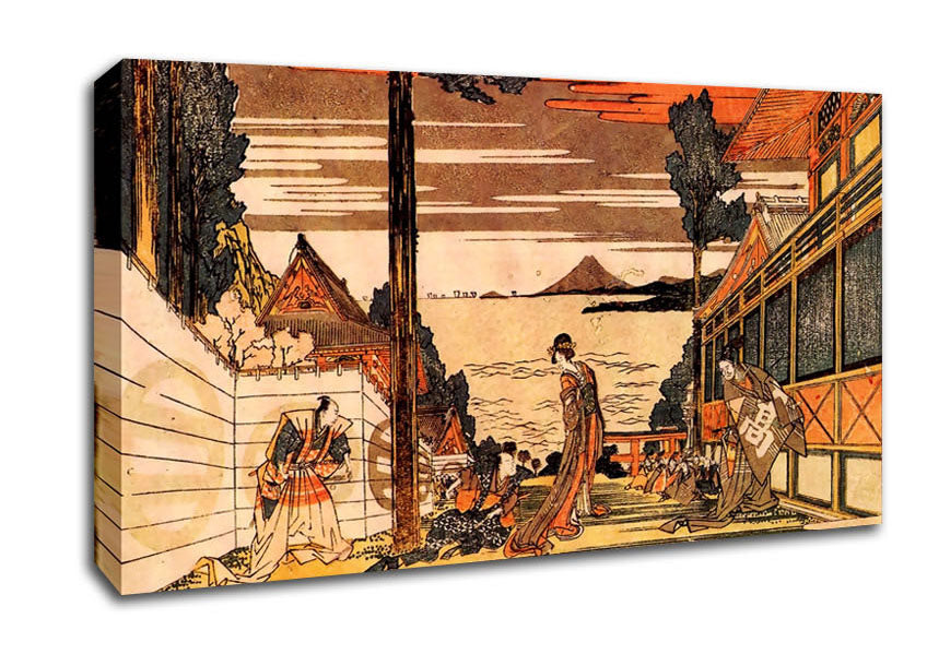 Hokusai First Act Canvas Wall Art