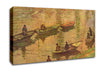 Monet Fishermen On The Seine At Poissy Canvas Wall Art