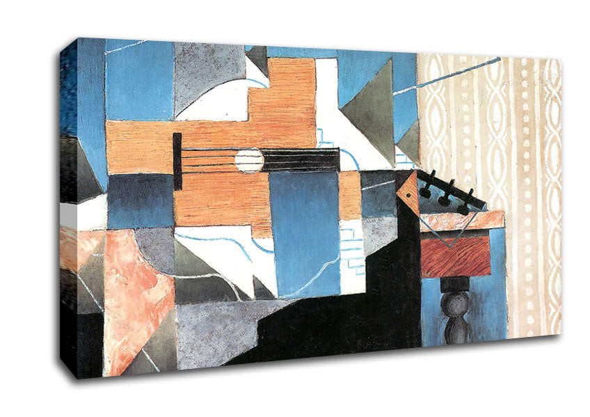 Juan Gris Guitar On A Table Canvas Wall Art