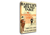 Harpers Round Table Canvas Wall Art