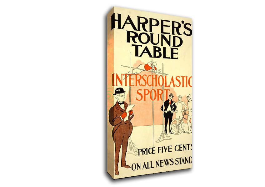 Harpers Round Table Canvas Wall Art