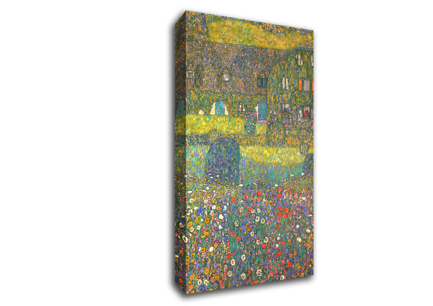 Klimt House In Attersee Canvas Wall Art