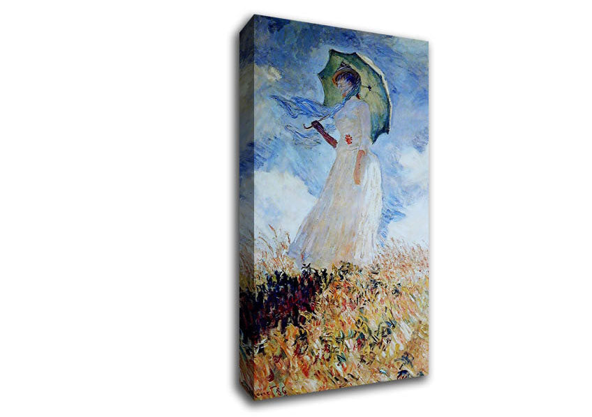 Monet Madame Monet Umbrella Canvas Wall Art