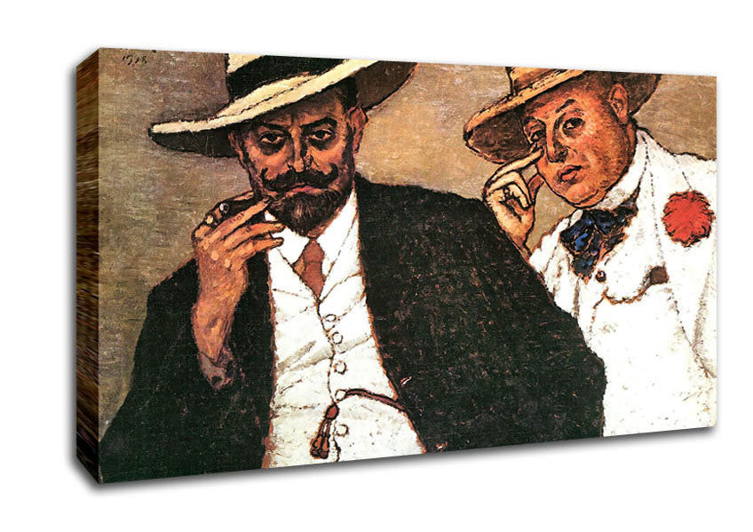 Joseph Rippl-Ronai Lajos Und Odon Canvas Wall Art