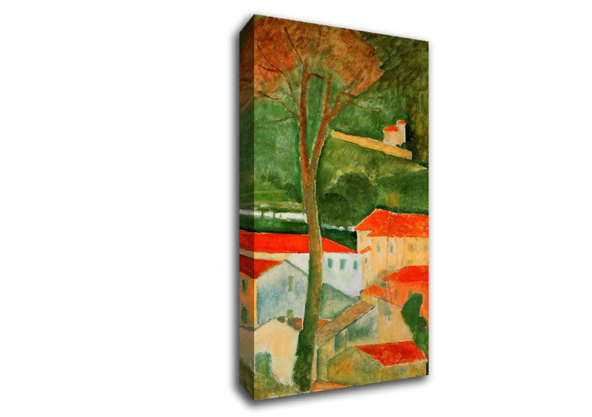 Modigliani Landscape 2 Canvas Wall Art